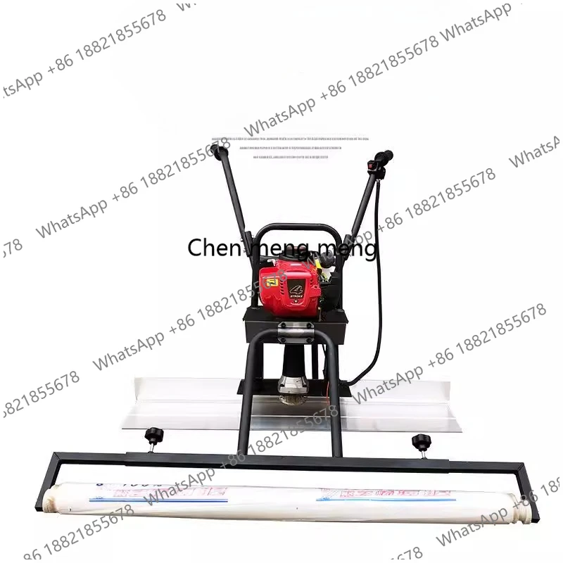 Vibration laminating machine Concrete pavement coating machine Cement floor covering film machine Vibration ruler