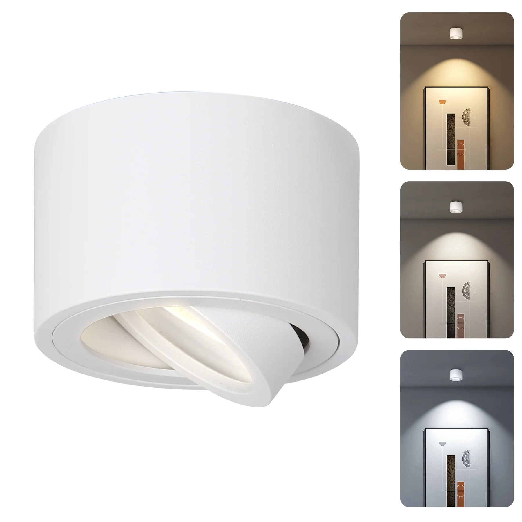 Surface Mounted Ceiling Downlight LED COB Lamp Degree Rotatable Built In Spot Light Downlight 7W Spot Light For Home