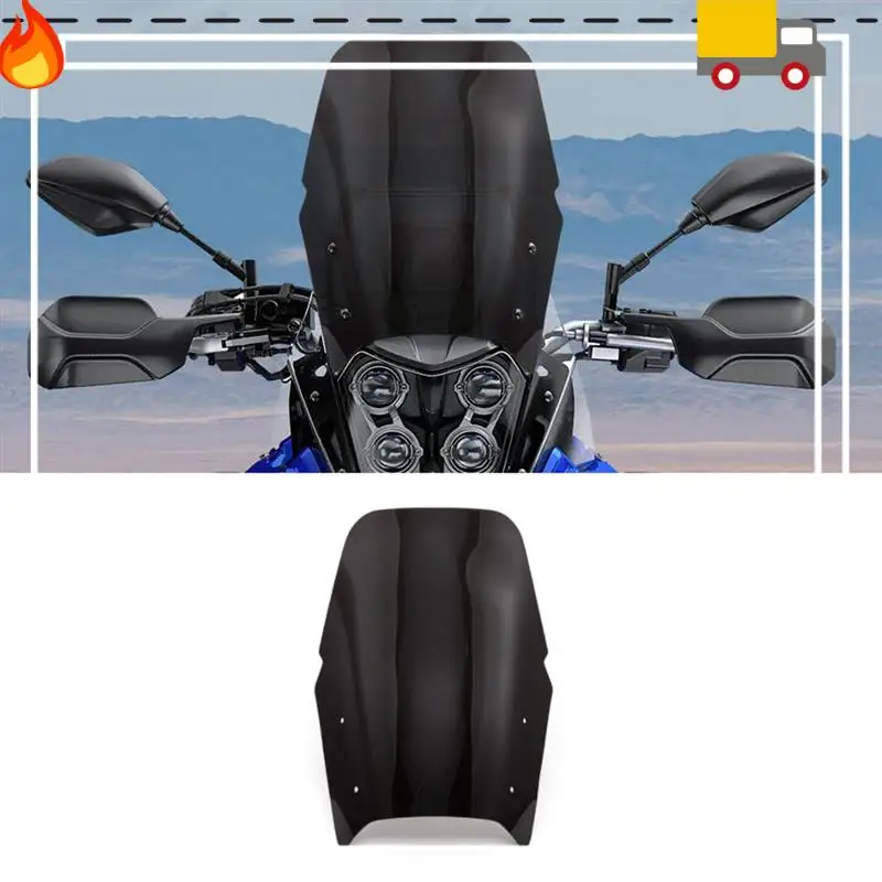 

Enhanced Airflow Motorcycle Windshield For Yamaha Tenere700 XT700Z 2019-2024, Wind Deflector Screen Accessories