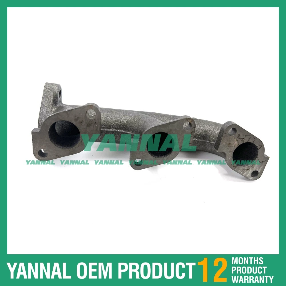 مشعب العادم 16670-12310 لأجزاء محرك الحفارة Kubota D1803 #5