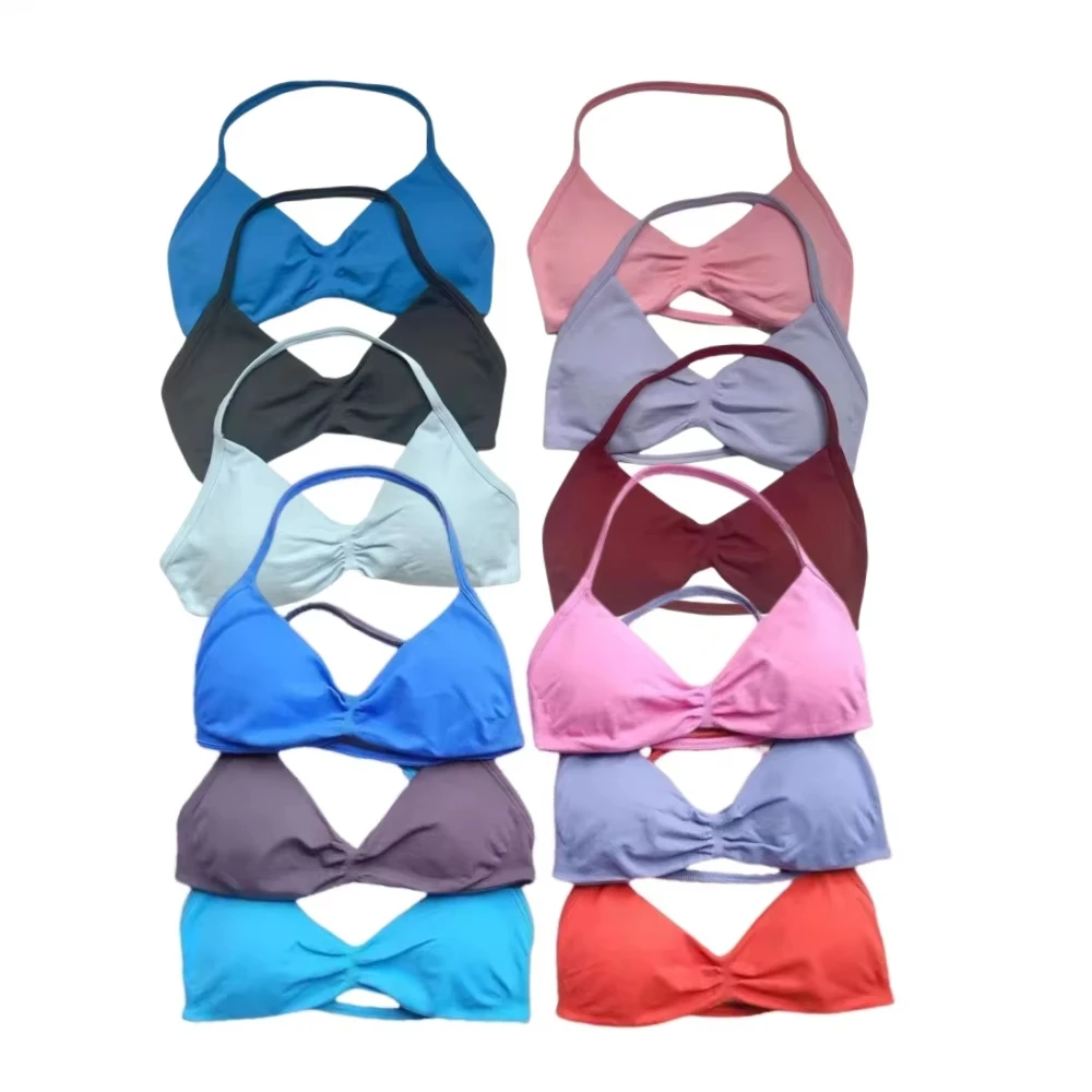 

Модный бюстгальтер с вырезом, высококачественный женский спортивный бесшовный бюстгальтер с высокой поддержкой, жилет для упражнений с царапинами, бюстгальтер для йоги