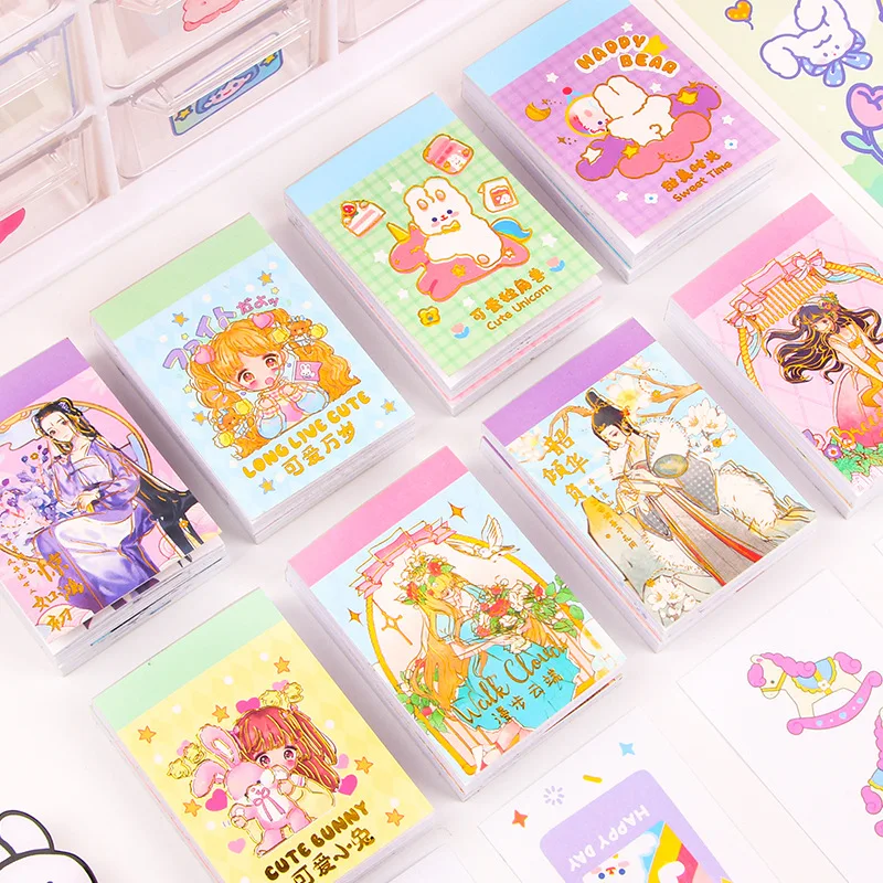 Cartoon Doudou Students Creative Stickers Wholesale Diy Hand Account Material Stickers Children's Cartoon Cute Stickers