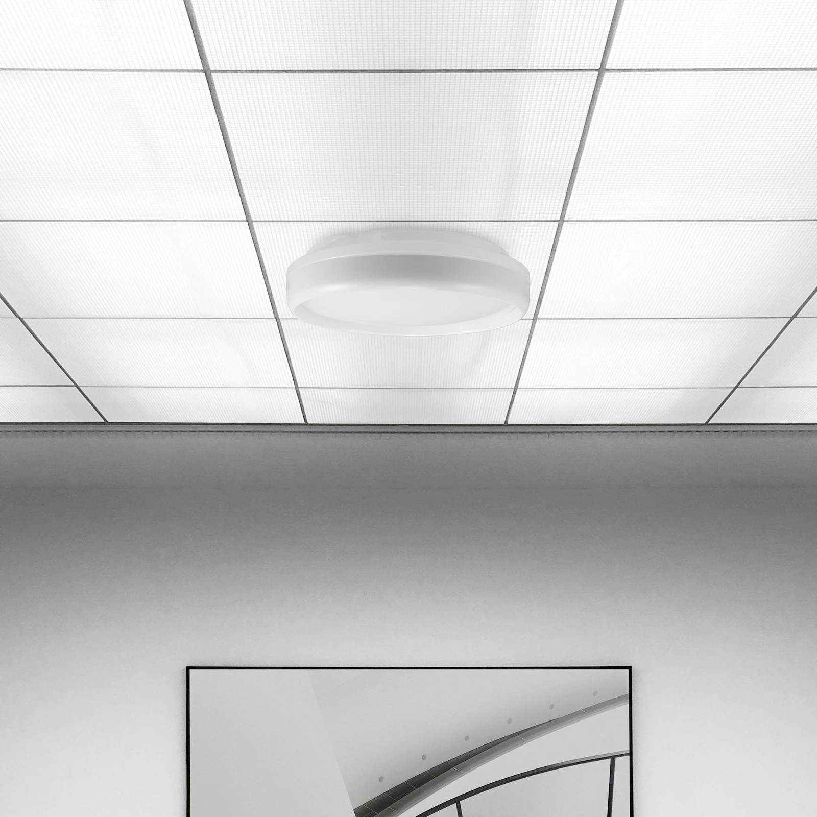 

Elegant Round Lampshade Replacement Pvc Ceiling Light Cover Easy Maintenance Modern Design Versatile Compatibility