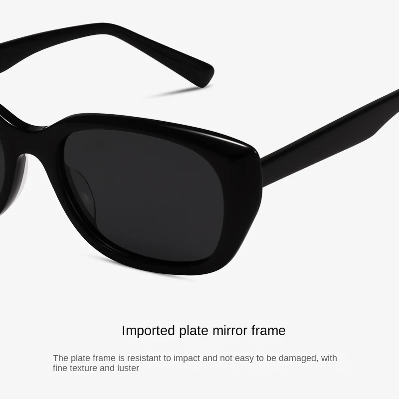 BH-RX1038 Cat Eye Sunglasses High-Grade Square Small Frame Trend Street Snap Sun-Proof Sunglasses