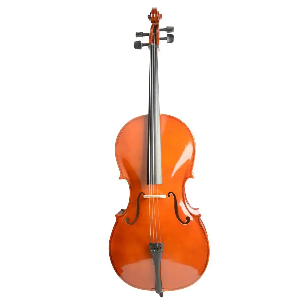 4/4 Retro Cello Case with Bow & Rosin - Stylish & Durable for Your Instrument