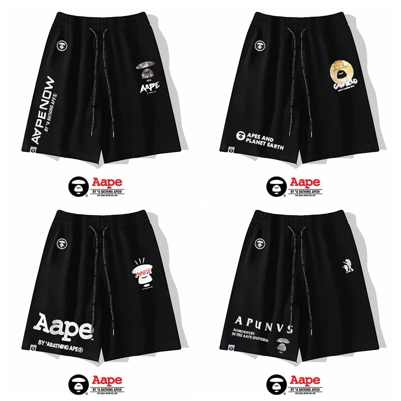 

New Aape Men's Shorts Designer Fashion Letter Printed Board Beach Shorts Quick drying Swim shorts Summer