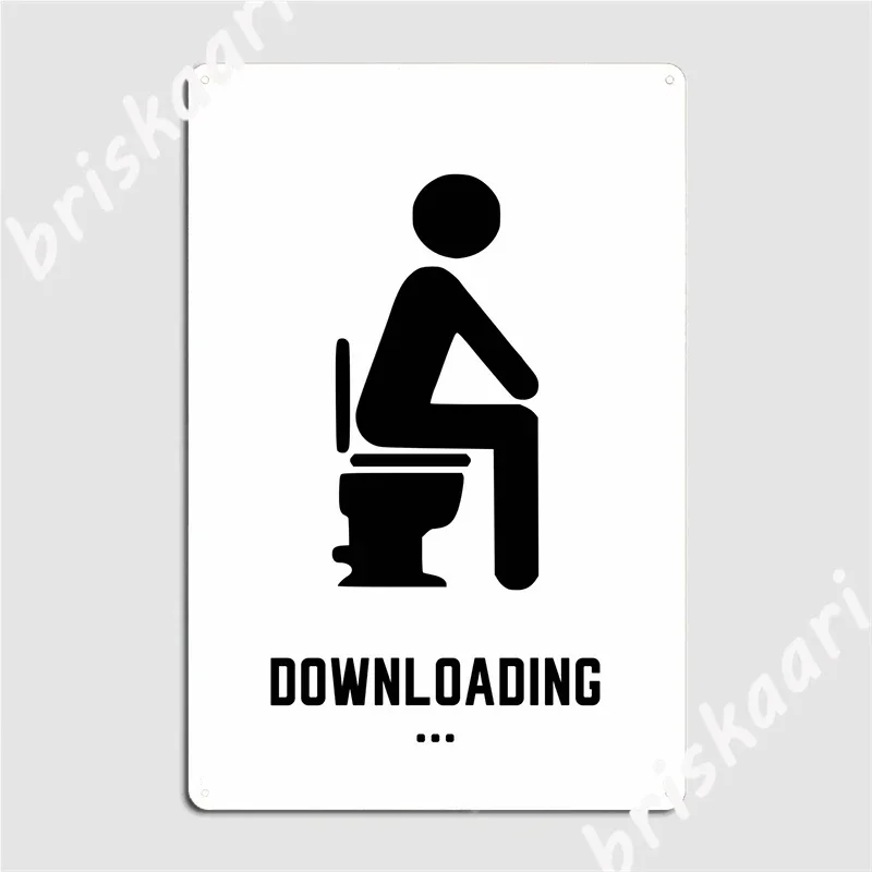 Downloading Funny Bathroom Metal Sign Club Home Kitchen Mural Painting Retro Tin Sign Poster