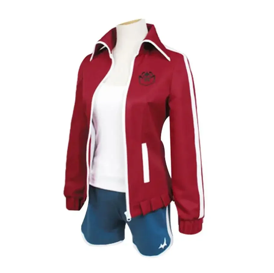 Women's Danganronpa Asahina Aoi Cosplay Costume Set - Anime Character Outfit with Dress And Wig for Girls