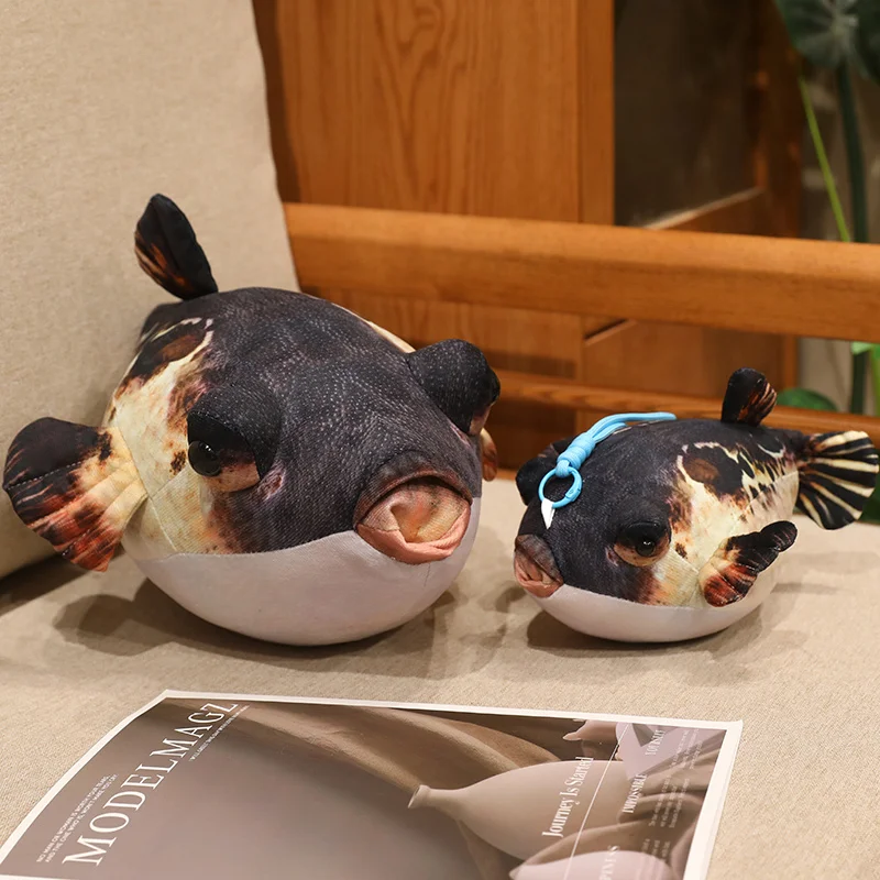 Pufferfish plush product photo