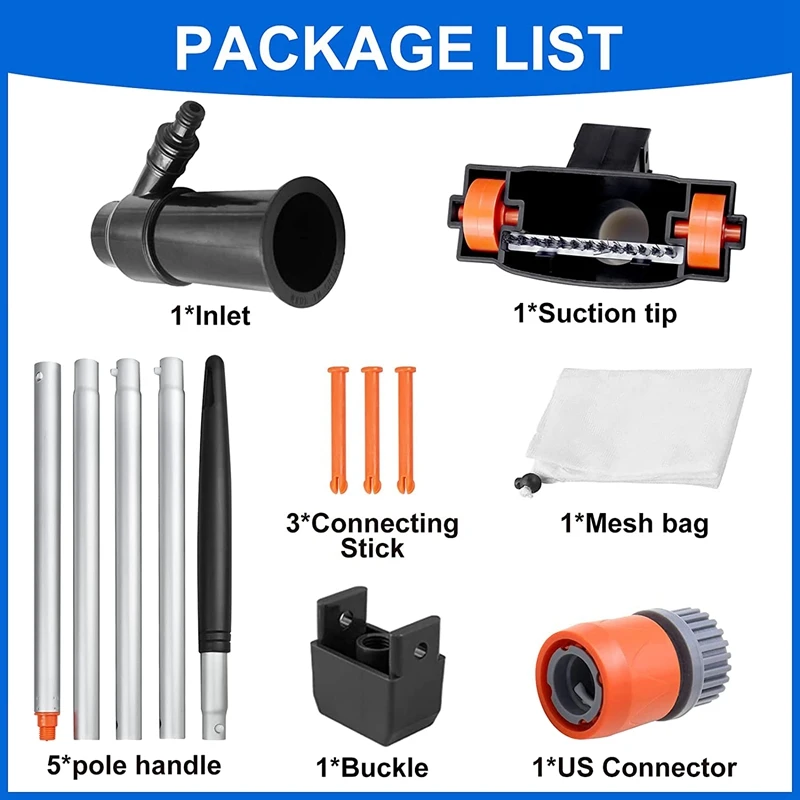 Набор инструментов для очистки бассейна, щетка для пылесоса, пружинная щетка для пылесоса, инструмент для пылесоса