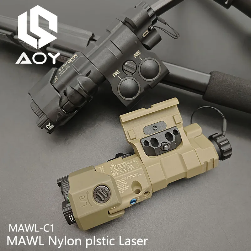 

Tactical Nylon MAWL-C1 Green Laser IR Fill Light LED IR Flashlight Version Aiming Airsoft Hunting Illumination Lamp