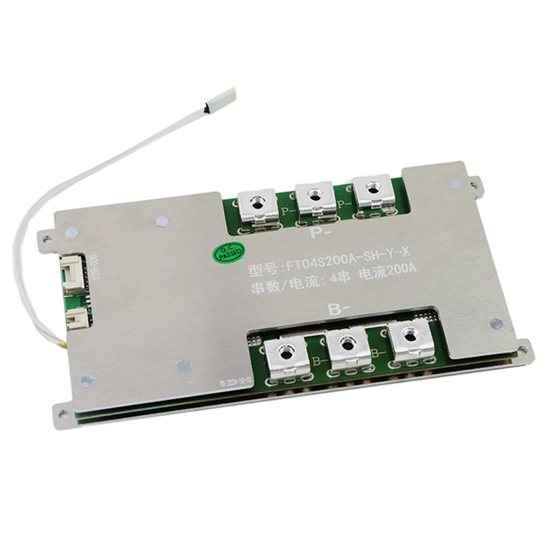 4S 200A LiFePo4 BMS Protección inteligente Adecuado para alimentación de 12 V, sistema de almacenamiento de energía doméstico 2400 W Alta potencia