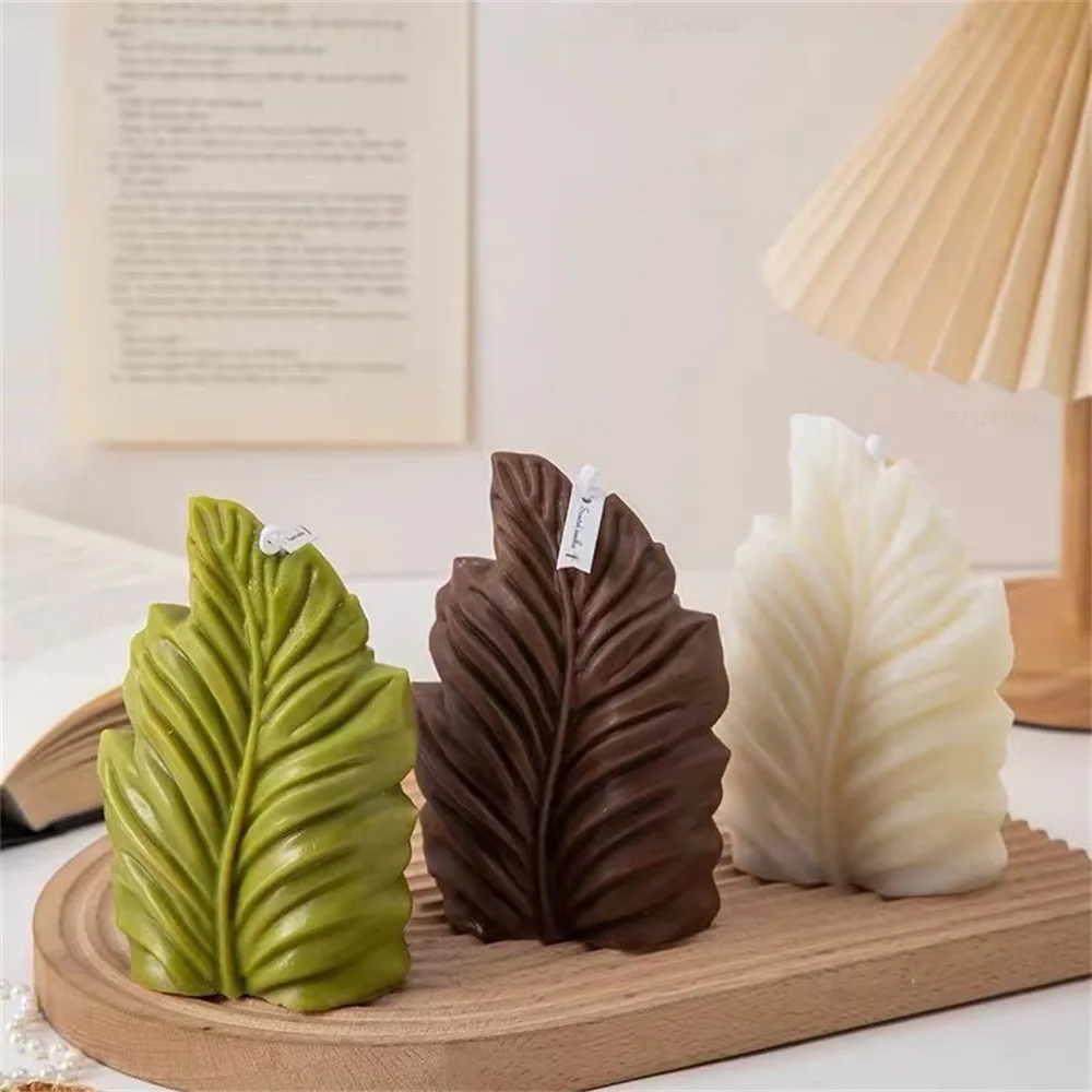 1PC Coral Leaf Silicone Mold DIY Shell Aromatherapy Candle Mold, Handmade Decorative Art Clay Crafts