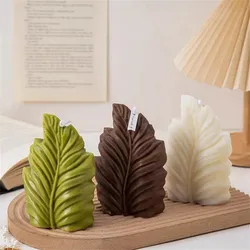 1PC Coral Leaf Silicone Mold DIY Shell Aromatherapy Candle Mold, Handmade Decorative Art Clay Crafts