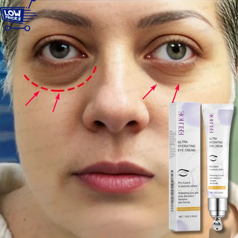 

Instant Eye Bag Removal Cream Collagen Anti-Wrinkle Fade Fine Lines Firming Skin Anti Dark Circle Puffiness Brighten Eye Care