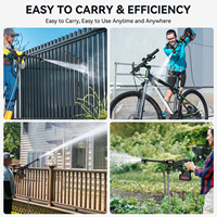 Cordless Car Washer Spray Gun High PressureRechargeable Wash Gun Electric Water Gun Machine With 1PCS 3.0AH  Battery