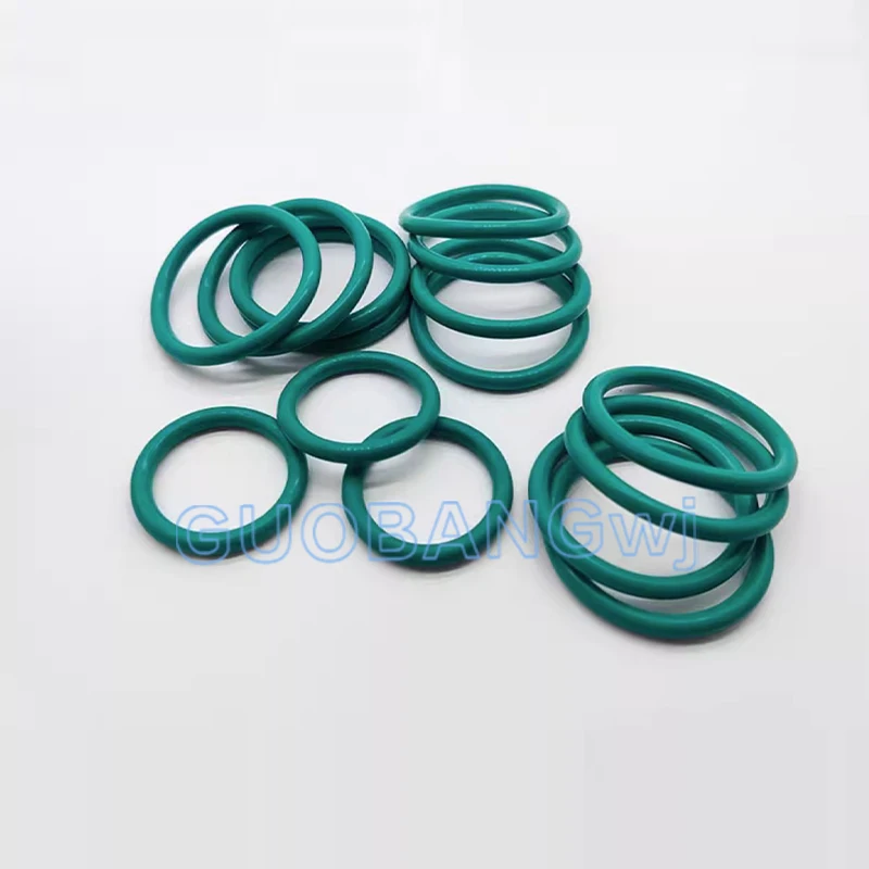 CS 1/1.5mm Green FKM Fluorine Rubber O-rings Seals Gasket Washer temperature resistant wear-resistant oring OD 3.5mm-110mm
