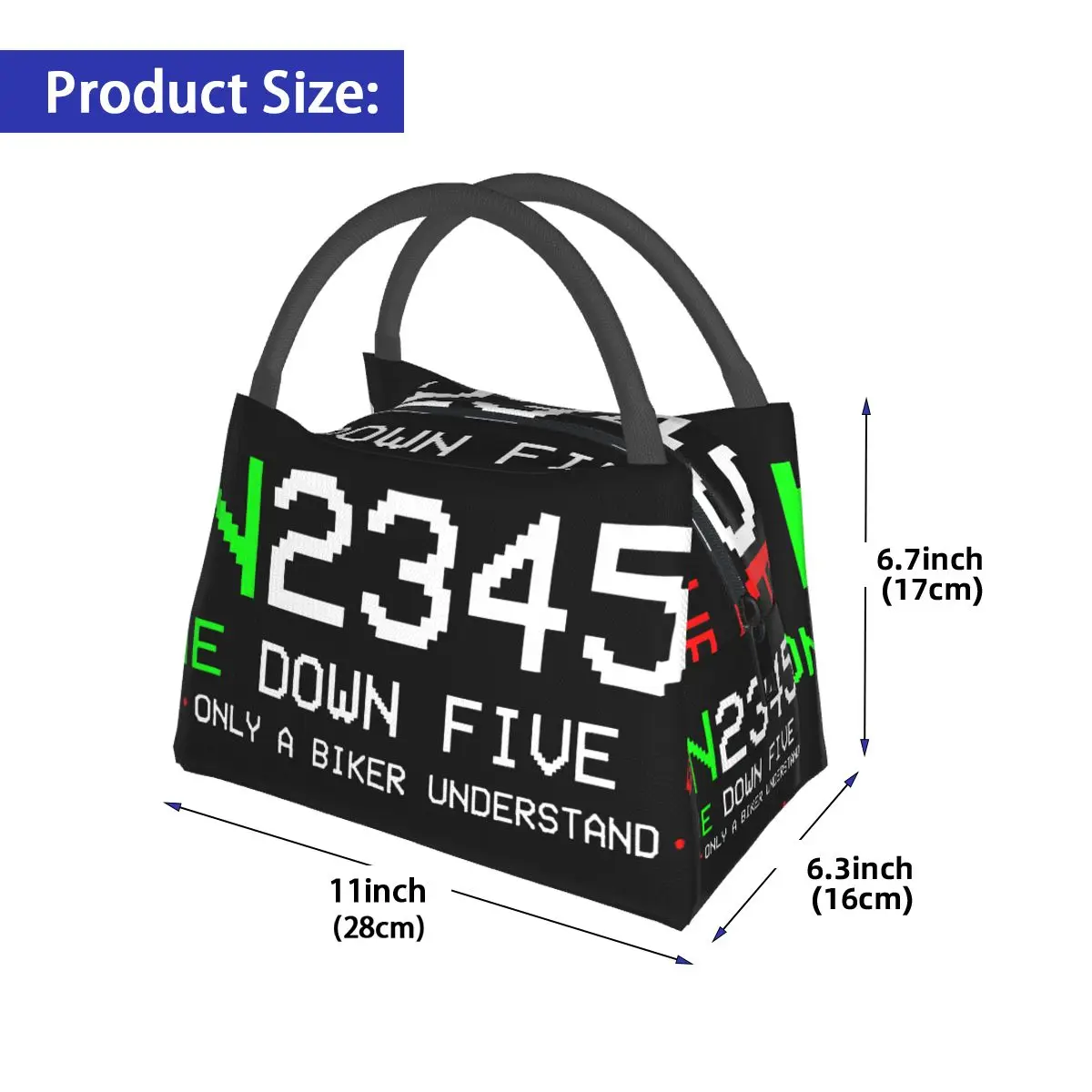 Bolsa aislante portátil para refrigerador, contenedor térmico de alimentos para oficina, engranaje de motocicleta, 1n23456