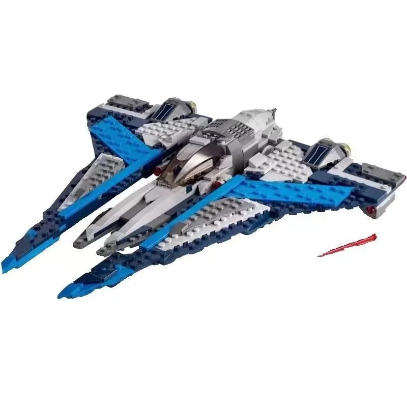 HOT TOY WARS 75316 Mandalorian Starfighter Space Fighter Spaceship Model Building Blocks Bricks Toys Kid Christmas Gift