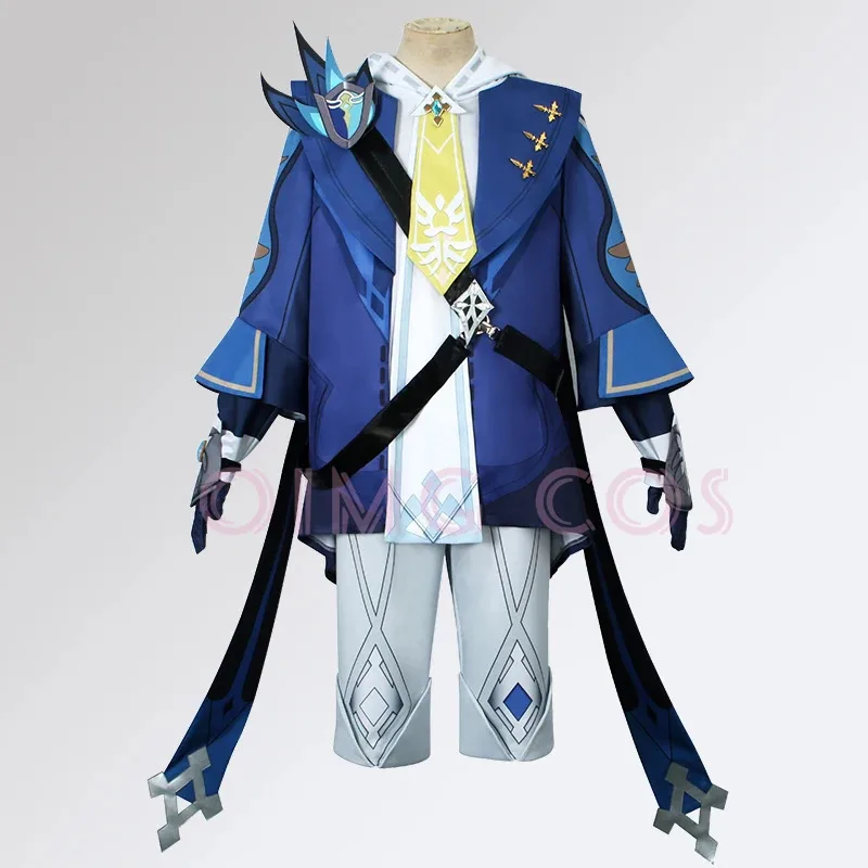 

Костюм для косплея Yiyi Genshin Impact Мика, карнавальная форма для взрослых, парик, аниме, костюмы для вечеринки на Хэллоуин, маскарадные женские игры