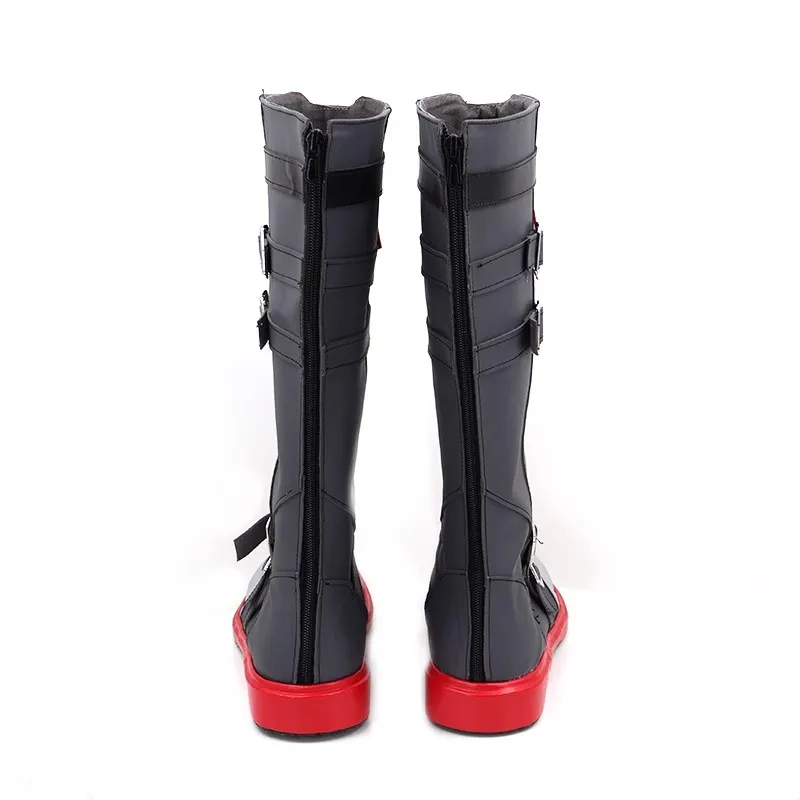 Zato ONE Cosplay Shoes Game Cosplay Props Anime Accessories PU Leather Shoes Halloween Carnival Boots big size Custom Made