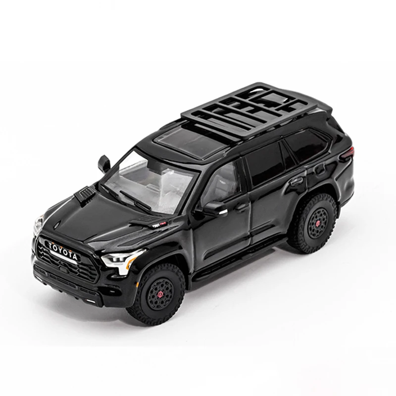 

Модель автомобиля Toyota Sequoia XK80 TRD Pro из сплава под давлением в масштабе 1:64