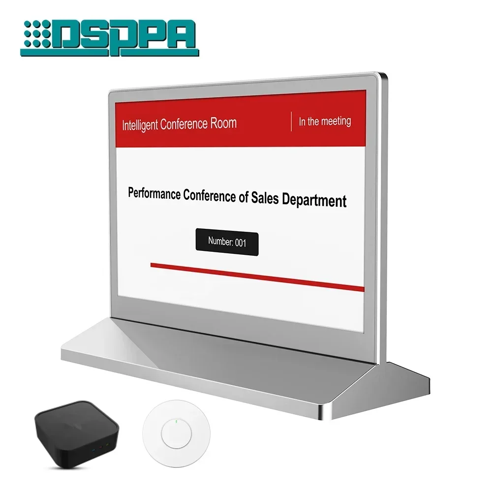 Cheap And Fine Hot Sales Wireless Intelligent Desktop Demonstration 7.5-inch Double-sided Electronic Conference Nameplate