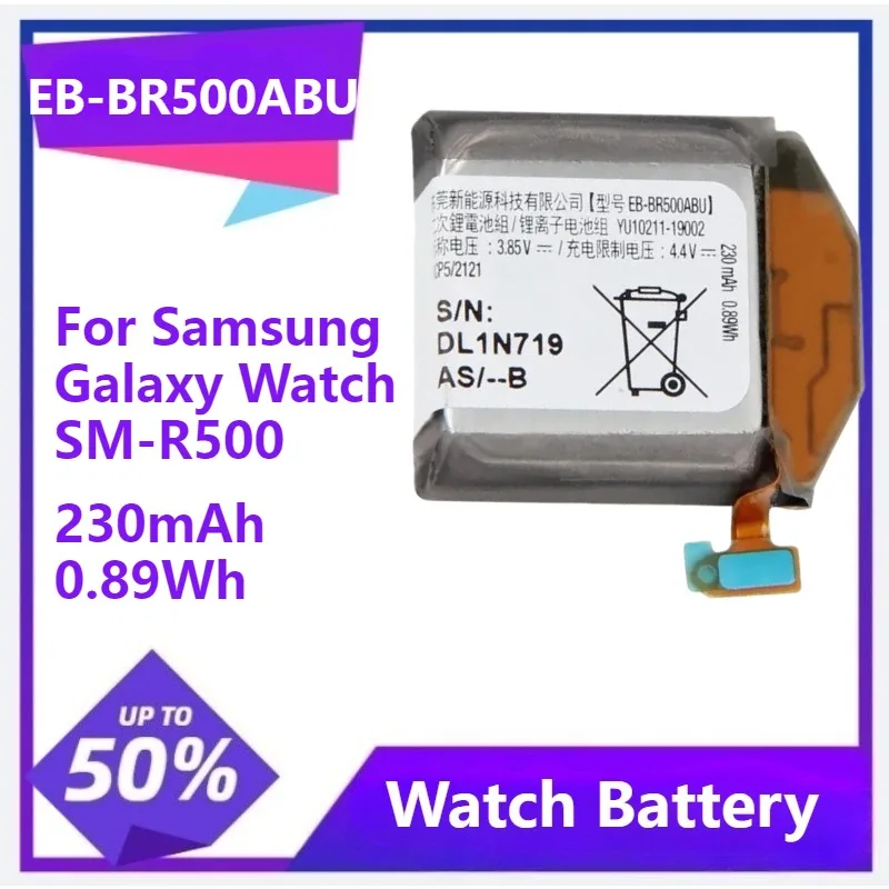 

EB-BR500ABU для Samsung Galaxy Watch Active SM-R500 аккумуляторная батарея новая сменная батарея 230 мАч 0,89 Втч