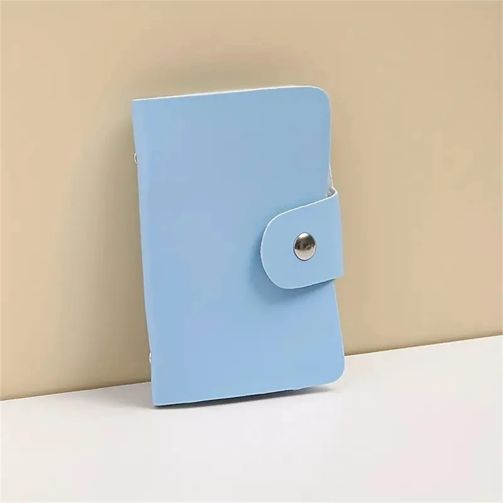 1ชิ้นกระเป๋าใส่บัตรมัลติฟังก์ชั่น, กระเป๋าใส่บัตรความจุมากบางเฉียบกระเป๋าเก็บเอกสาร ZERO unisex สีแดงสีดำสีน้ำเงิน