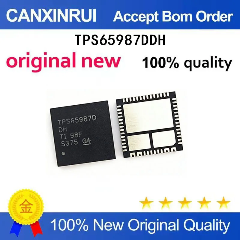 

(5-100 шт.) Новый чип с интерфейсом USB TPS65987DDHRSHR с шелкографией TPS65987DDH QFN56