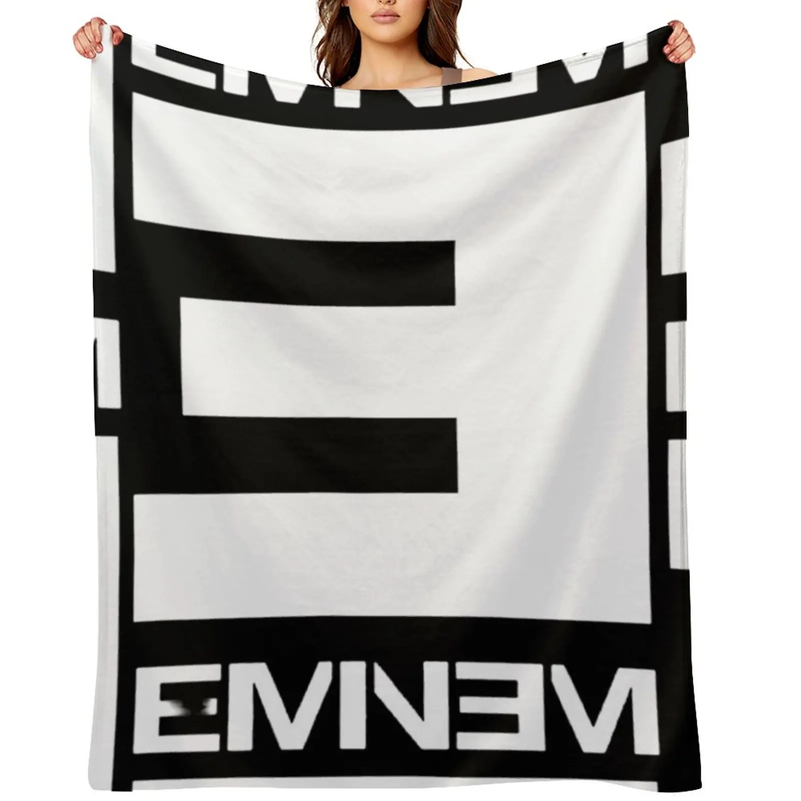 

E Eminem Throw Blanket Giant Sofa Fashion Sofas Large Loose Blankets