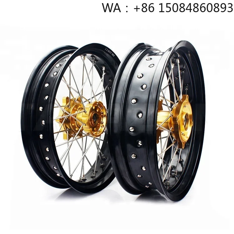 

WSBK tournament Zhang Xue's same style, motorcycle parts, Custom Aluminum Rear Spoke Wheel Rim, Dirt Bike Modified Wheel Rim for