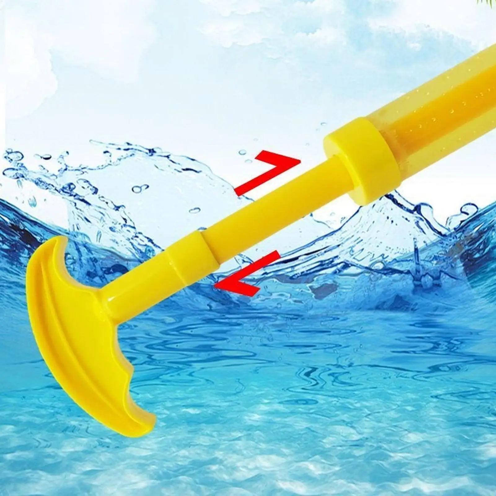 1 st Waternevel Speelgoed Pull-Back Waterpistool Outdoor Splash Games voor Zwembad Gazon Activiteiten Kid Zomer Interactief Strand Cadeau