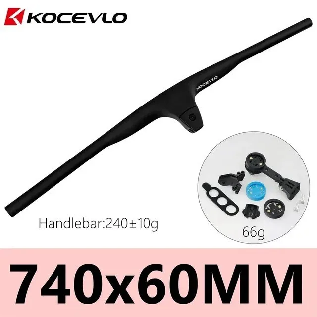 

Carbon Fiber Mountain Bike Handlebar Negative 17 ° Integrated Handlebar XC Mountain Handlebar