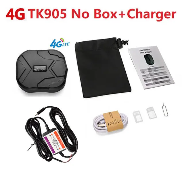 GPS Tracker Auto TKSTAR TK905 2G 4G Magneet 5000 mAh 90 Dagen Standby GPS Tracker GPS Locator waterdicht Voertuig Gratis APP