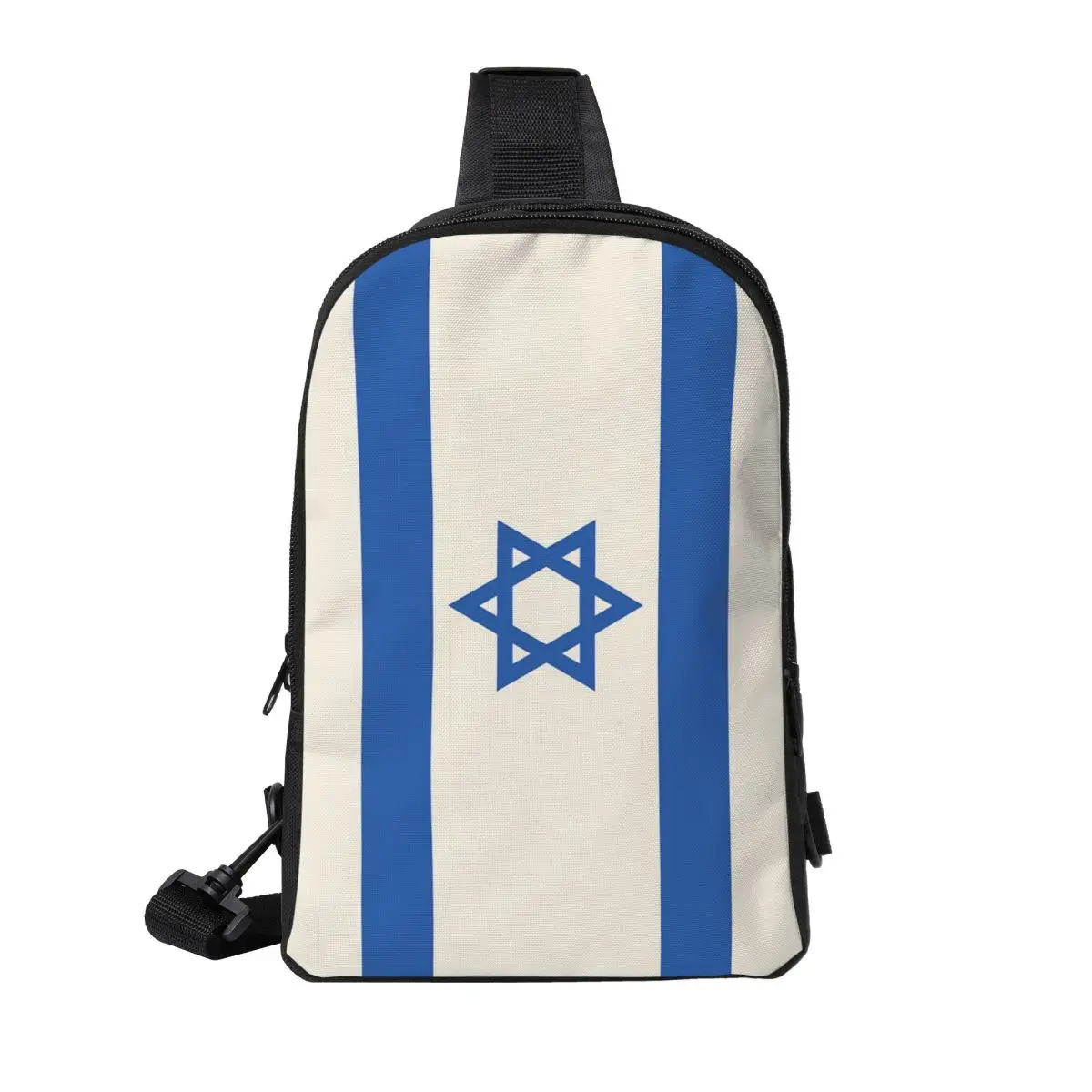 

Flag Of Israel Chest Bag Men Sling Crossbody Backpack Chest Bag Traveling Hiking Daypack Shoulder Bag