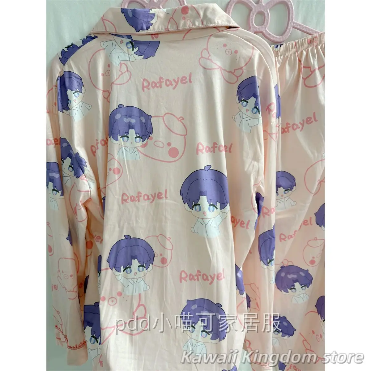 Костюм для косплея «Любовь и глубокий косплей» Rafayel, летние пижамы с длинными рукавами, домашнее платье, мужской и женский талисман, студенческий аксессуар, подарок