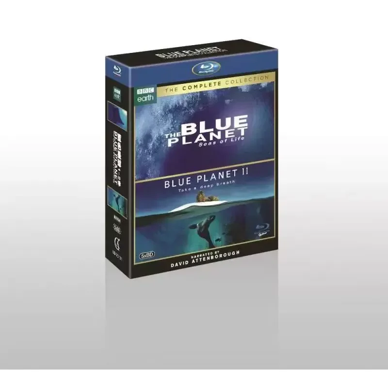 New BD Blu-ray High Definition Blue Planet Season 1-2 Five Disc Package English Mandarin Chinese Subtitles