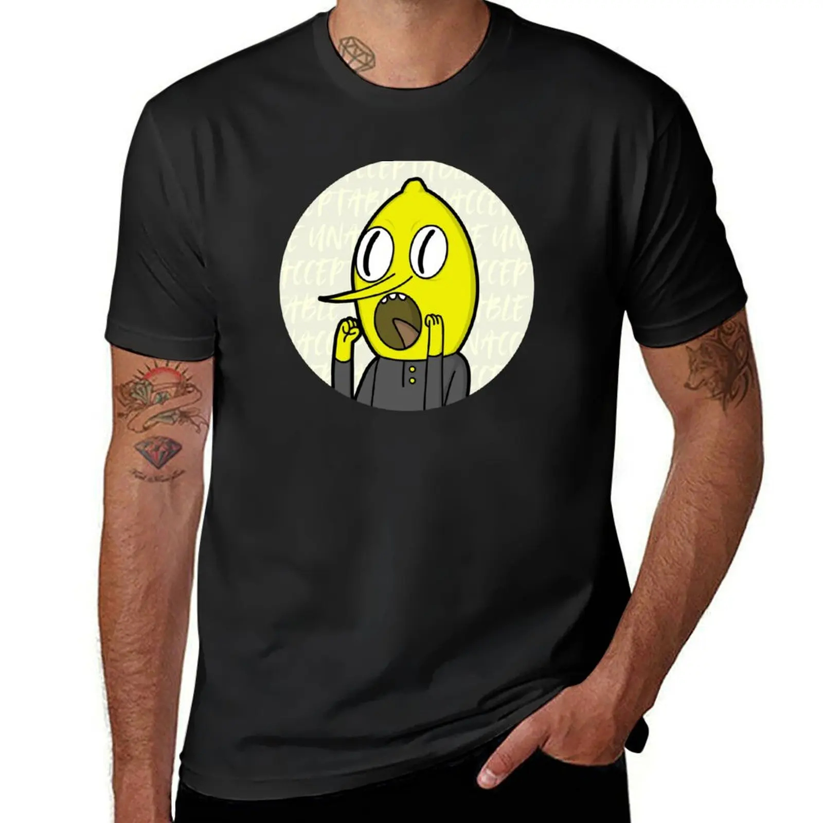 

UNACCEPTABLE by Lemongrab T-Shirt T-shirts man cute tops summer tops man clothes t shirts for men