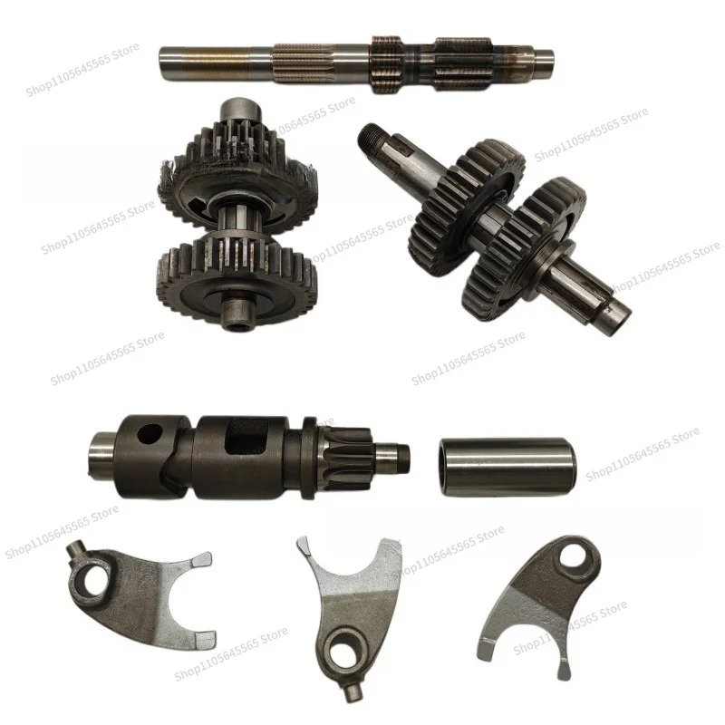 Suitable for Hisun 250 engine transmission gear kit countershaft spindle