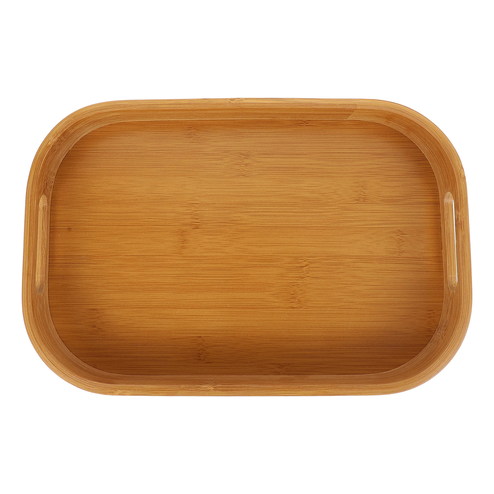 

Bamboo Storage Lightweight Home Tray Serving Food Snack Dessert Fruit Portable Practical Tray Storage Solution