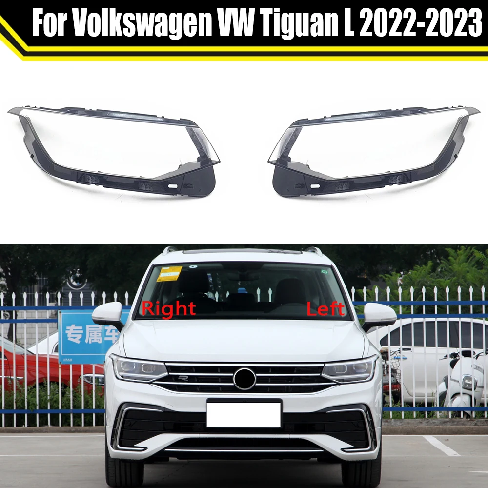 

Auto Head Lamp Light Case For Volkswagen VW Tiguan 2022 2023 Car Headlight Cover Lampshade Glass Lampcover Headlamp Sh