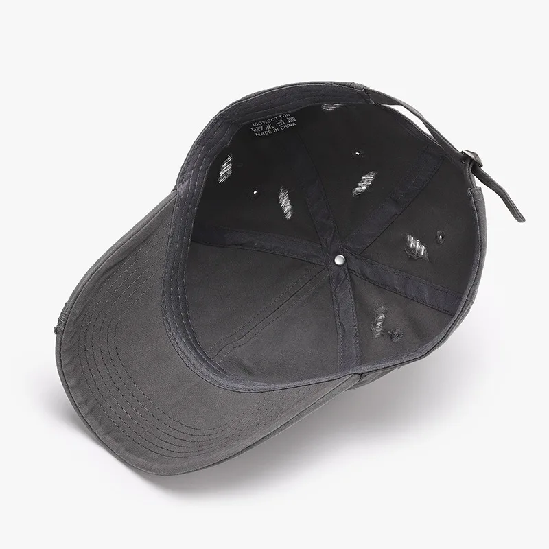 Женская потертая бейсболка, весна-лето, повседневная шляпа с УФ-защитой в корейском стиле для модных студентов, универсальная защита от солнца