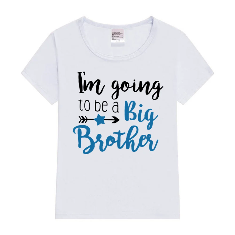 Boys Clothes I\'m Going To Be A Big Brother Birth & Pregnancy Announcement T-Shirt For Boys Baby Son Family Look T-Shirts