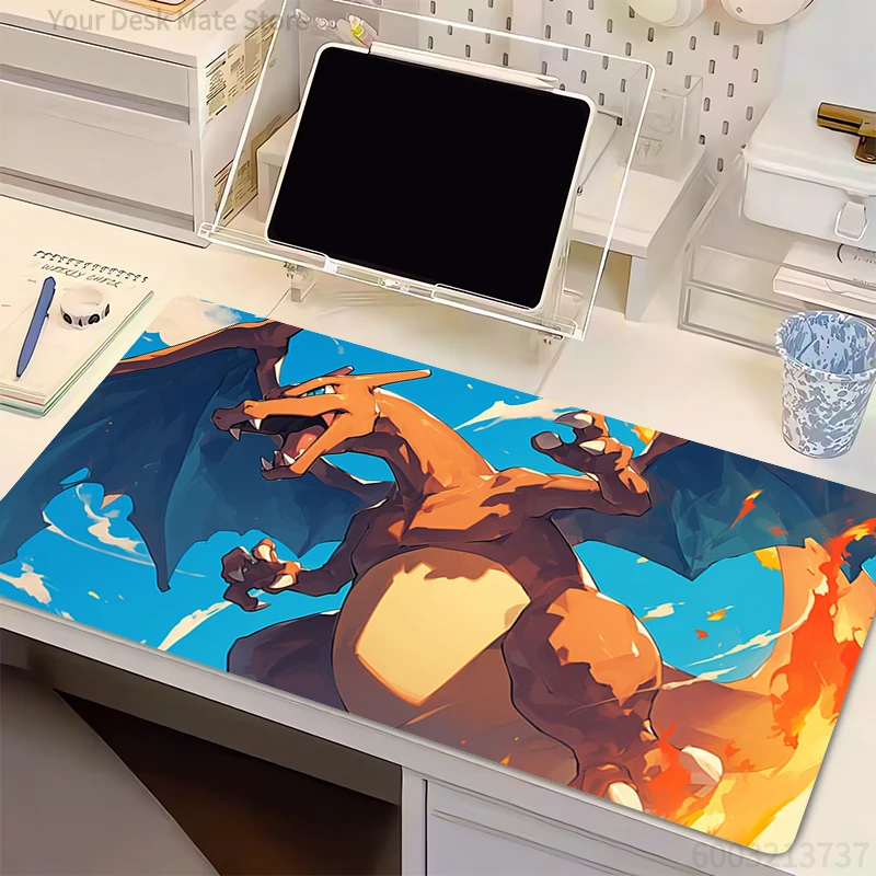 

xxl Mouse Pad P-Pokemon Charizard Office Laptop Gamer Keyboard Mousepad Pc Computer Desk Mat Gaming Pad Mouse Mats For Best Gift