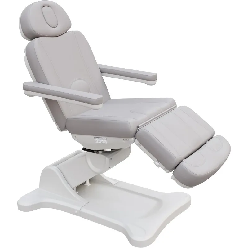 

Spa Numa Swivel Fully Electric 4 Motor Treatment Chair with 240 Degree Bed Rotation Extendable Footrest Removable