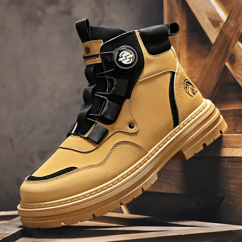 

Men's Hiking Boots Outdoor Walking Shoes Autumn Winter OTravel Sports Anti-slip Wear-resi Non-Slip Comfortable Men Casual Shoes