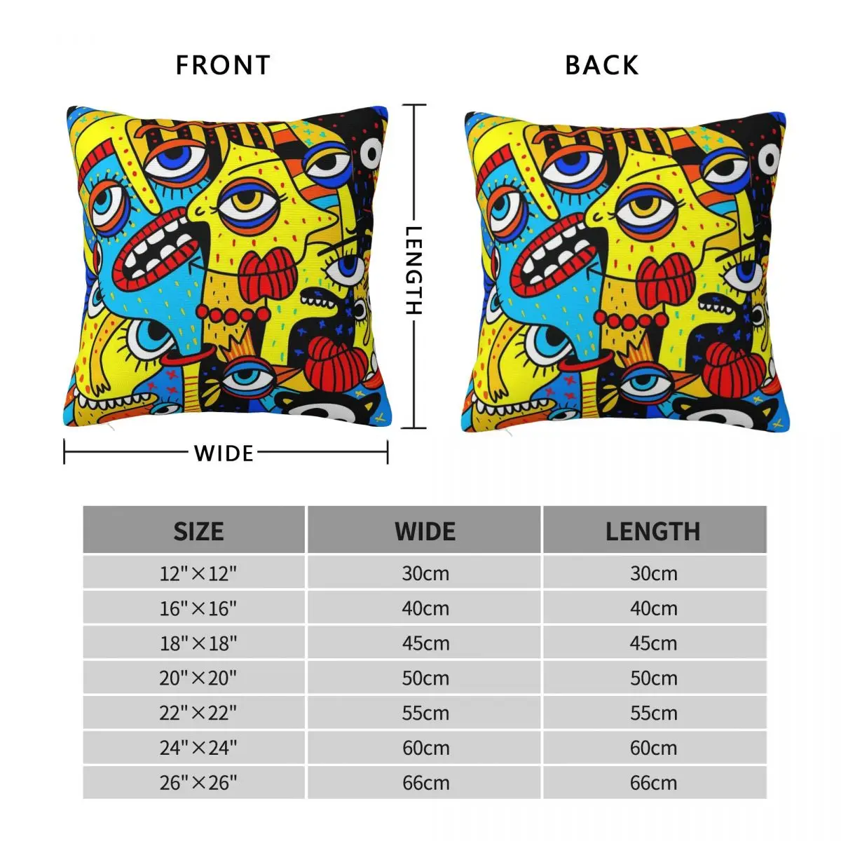 Social Distancing Pillowcase Polyester Linen Velvet Creative Zip Decor Bed Cushion Cover