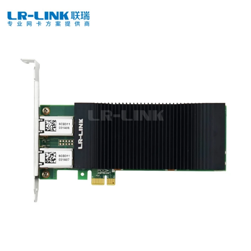 PCle x1 Dual Electrical Port PoE+ Gigabit Ethernet Image Acquisition Card (Based on Intel Controller)-LRES2033PT-POE