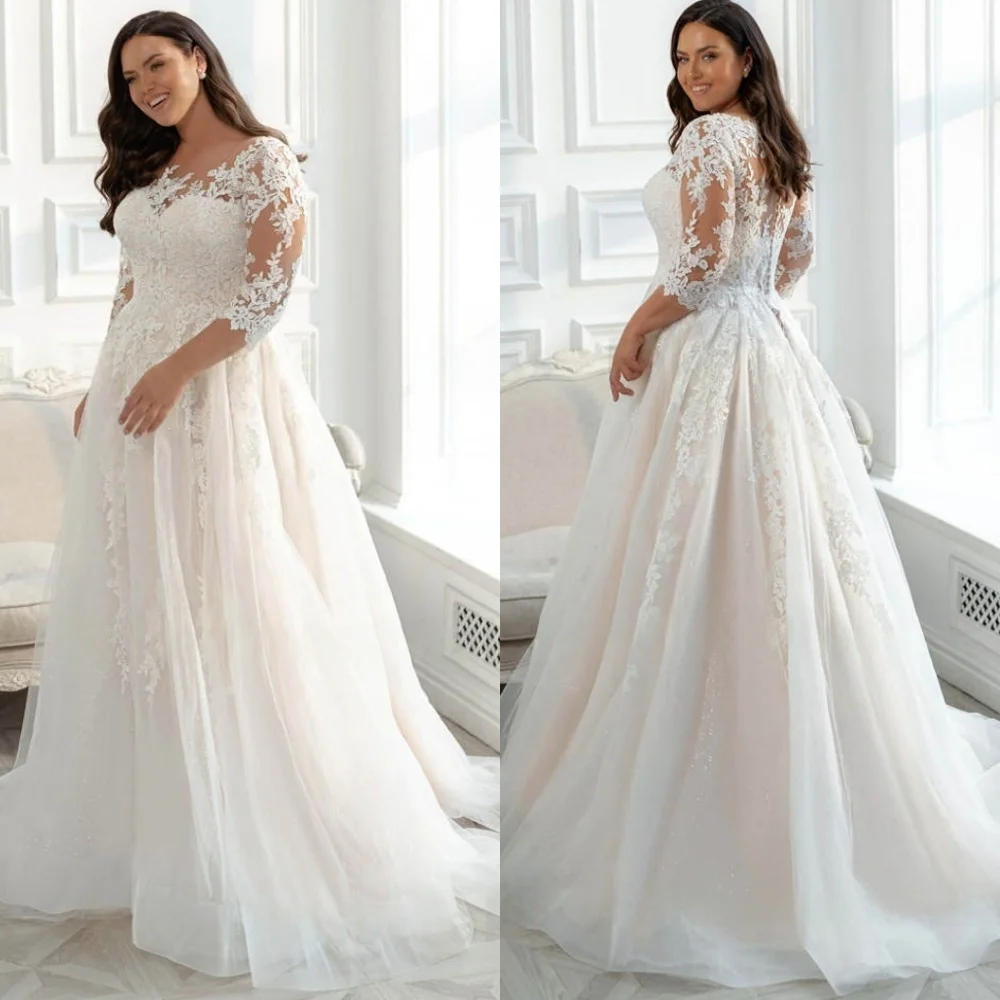 تخصيص الأبيض تول حفل زفاف البوق الحبيب فساتين طويلة أنيقة رسمية رائعة مثير فساتين مزاجه الفاخرة